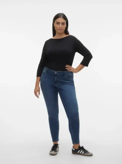 VMCSELA Medelhög Midja Slim Fit Jeans