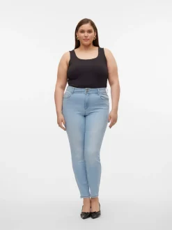 VMCSOPHIA Hög Midja Slim Fit Jeans