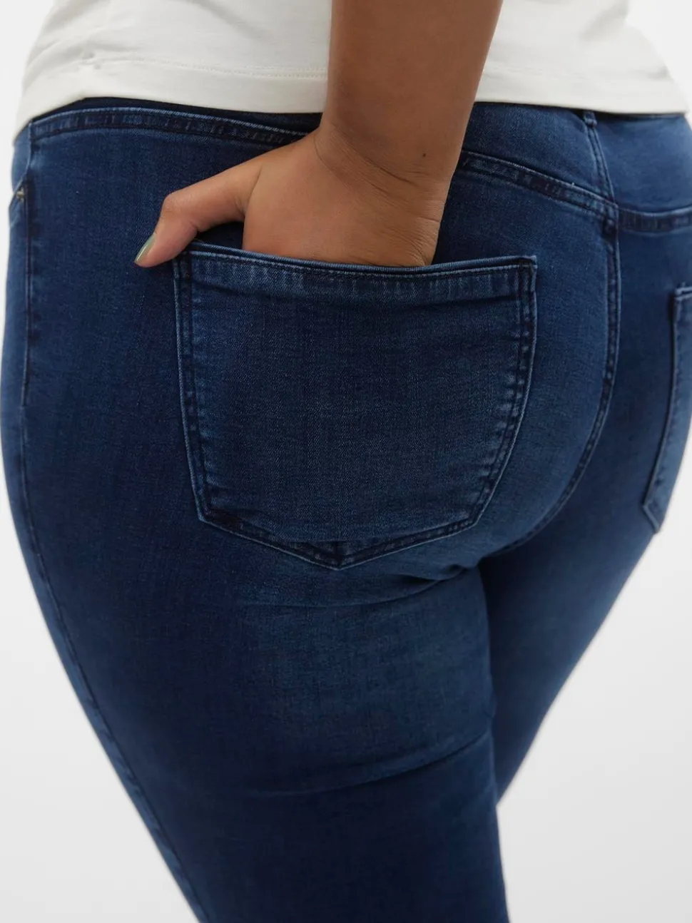 VMCTANYA Hög Midja Skinny Fit Jeans