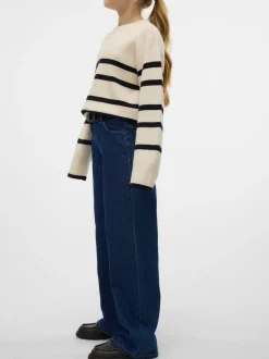 VMDAISY Hög Midja Vid Passform Jeans