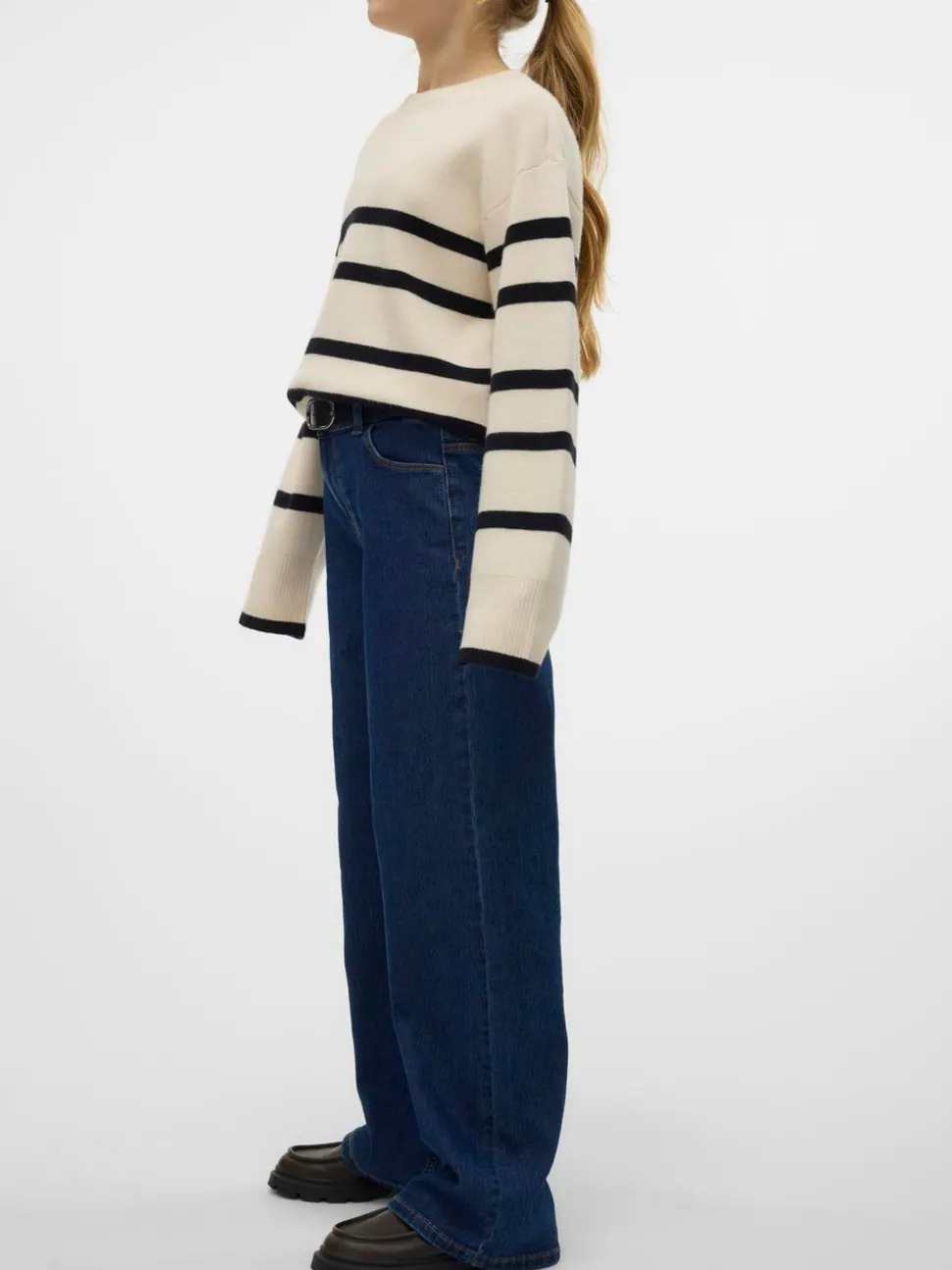 VMDAISY Hög Midja Vid Passform Jeans