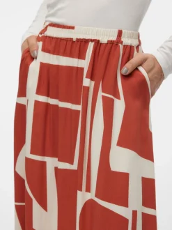 VMEASY Hög Midja Lång Kjol