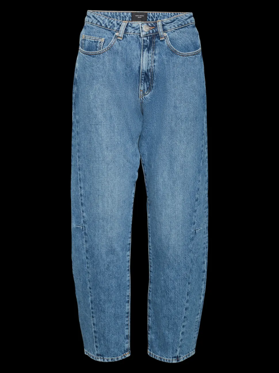 VMELLIE Hög Midja Mom Fit Jeans