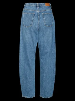 VMELLIE Hög Midja Mom Fit Jeans