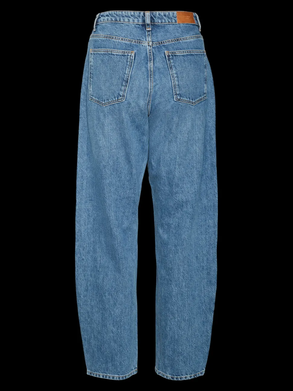 VMELLIE Hög Midja Mom Fit Jeans