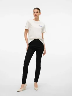 VMELLY Medelhög Midja Skinny Fit Jeans