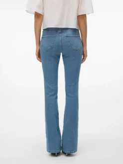 VMELLY Medelhög Midja Utsvängd Passform Jeans