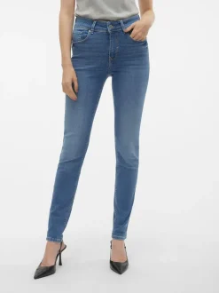VMEMBRACE Medelhög Midja Skinny Fit Jeans
