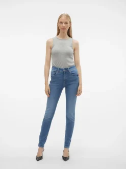 VMEMBRACE Medelhög Midja Skinny Fit Jeans