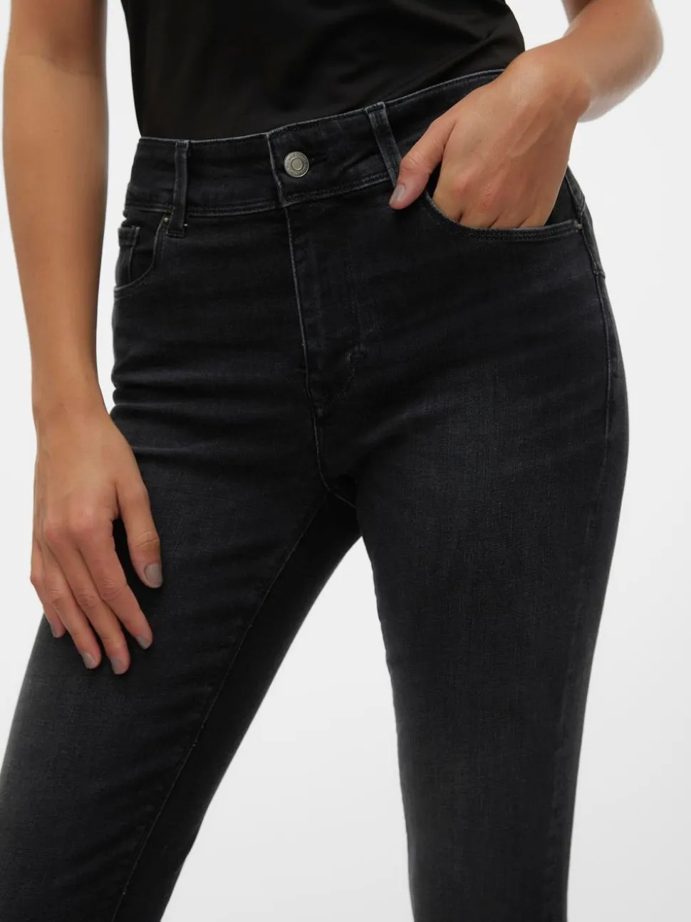VMEMBRACE Medelhög Midja Skinny Fit Jeans