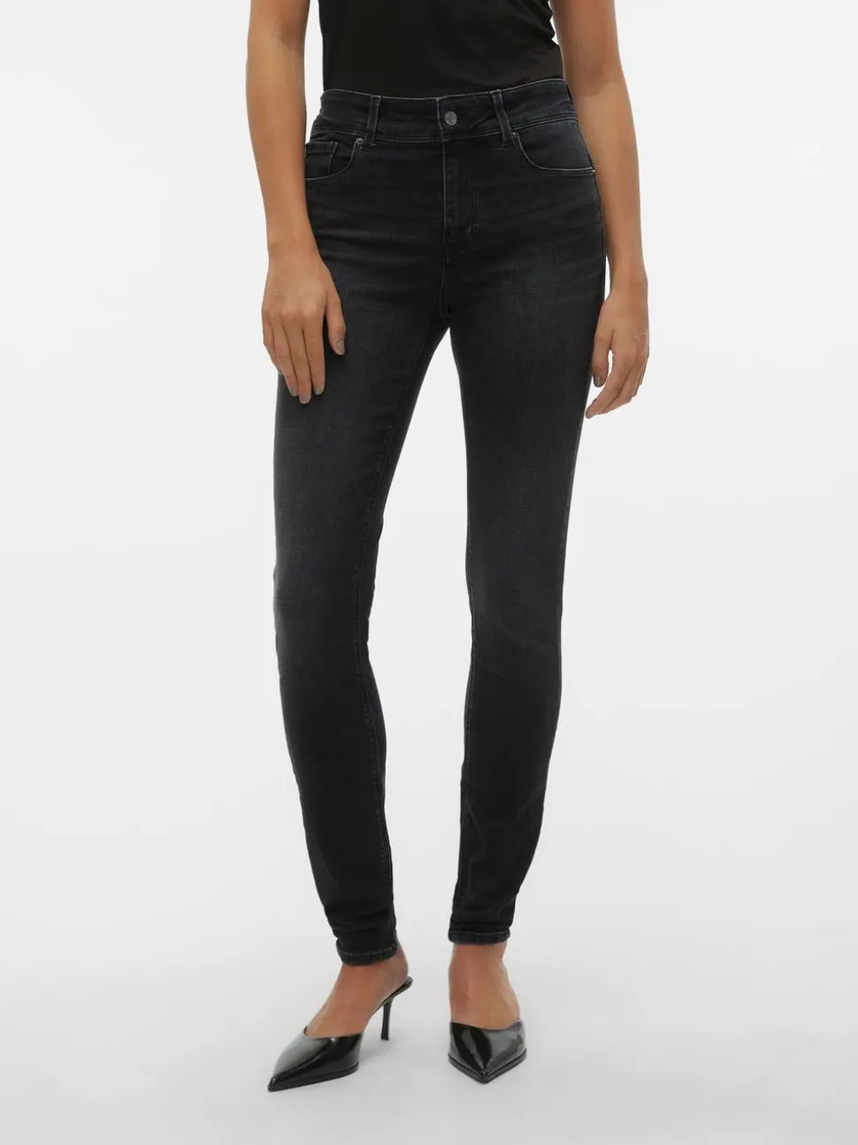 VMEMBRACE Medelhög Midja Skinny Fit Jeans