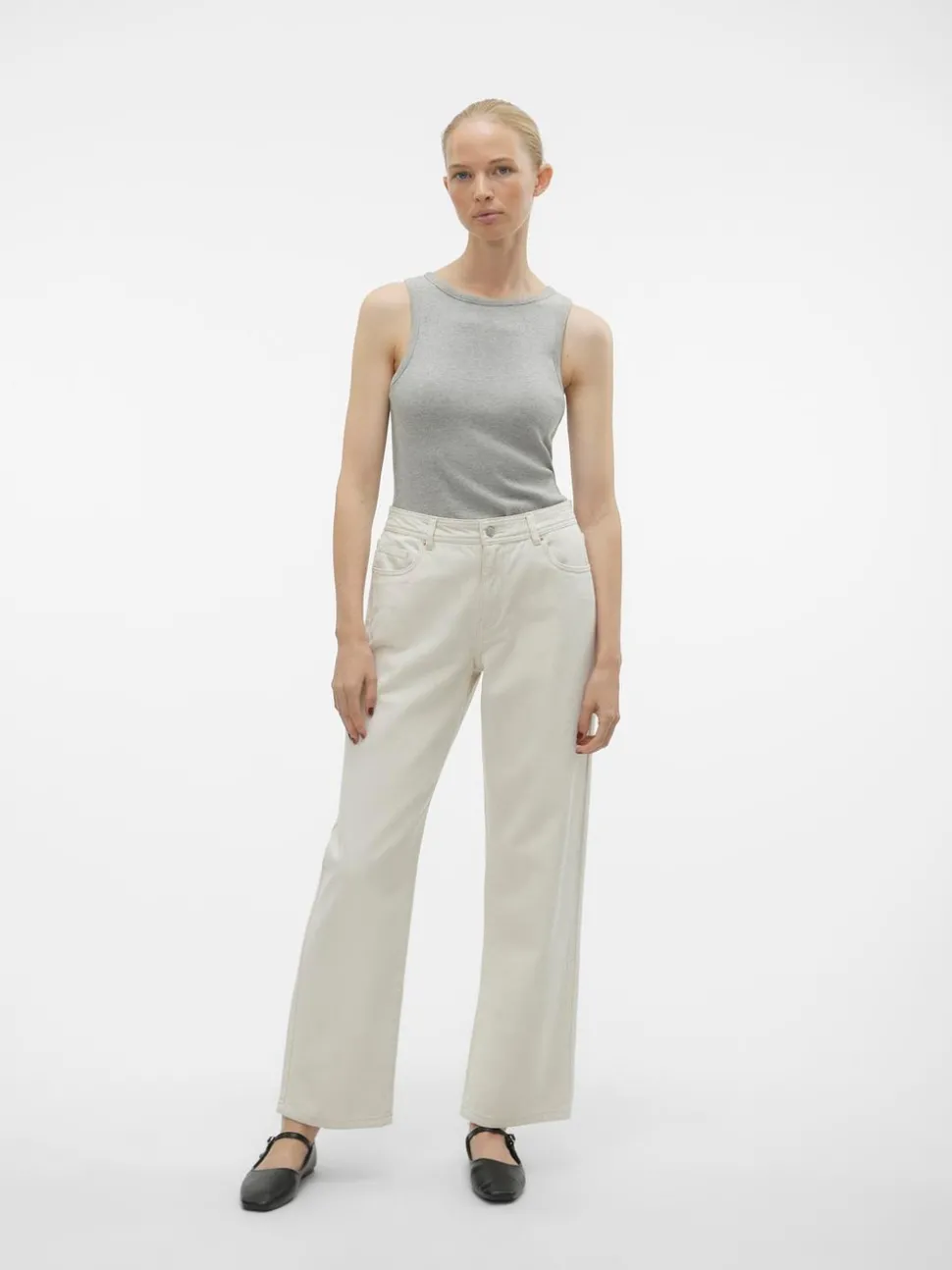 VMEVELYN Låg Midja Lös Passform Jeans