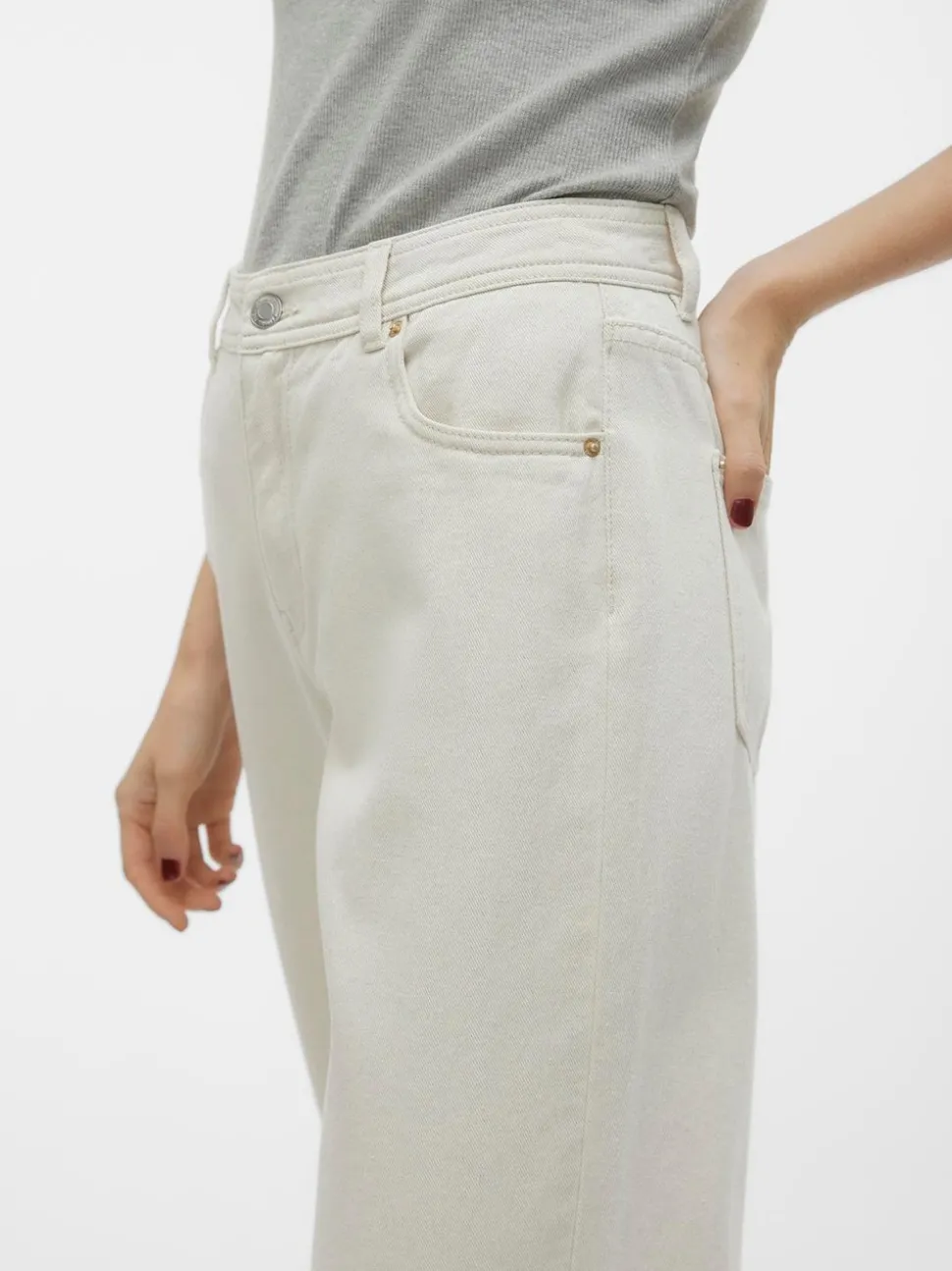 VMEVELYN Låg Midja Lös Passform Jeans
