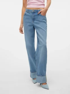 VMEVELYN Låg Midja Lös Passform Jeans