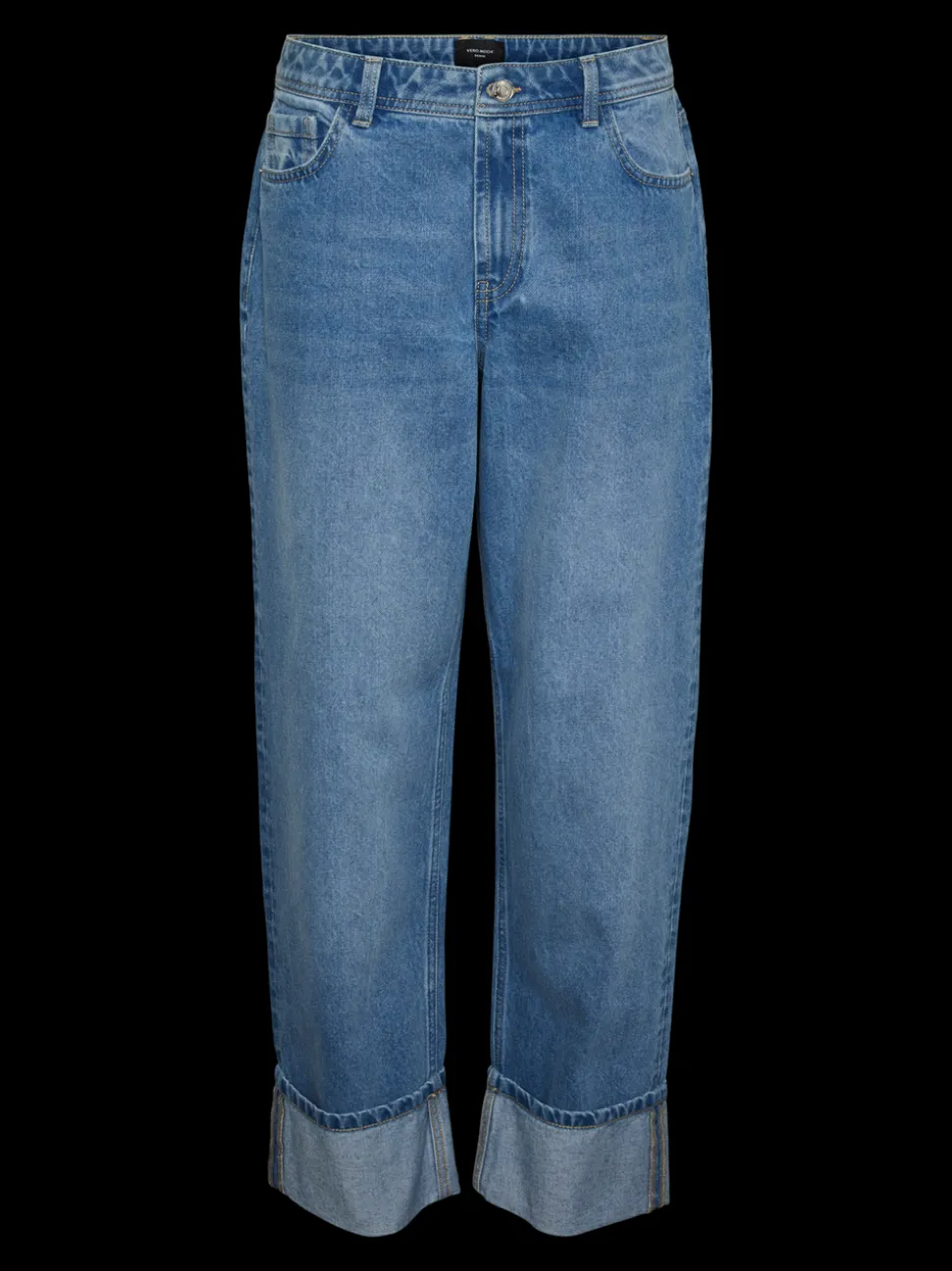 VMEVELYN Låg Midja Lös Passform Jeans