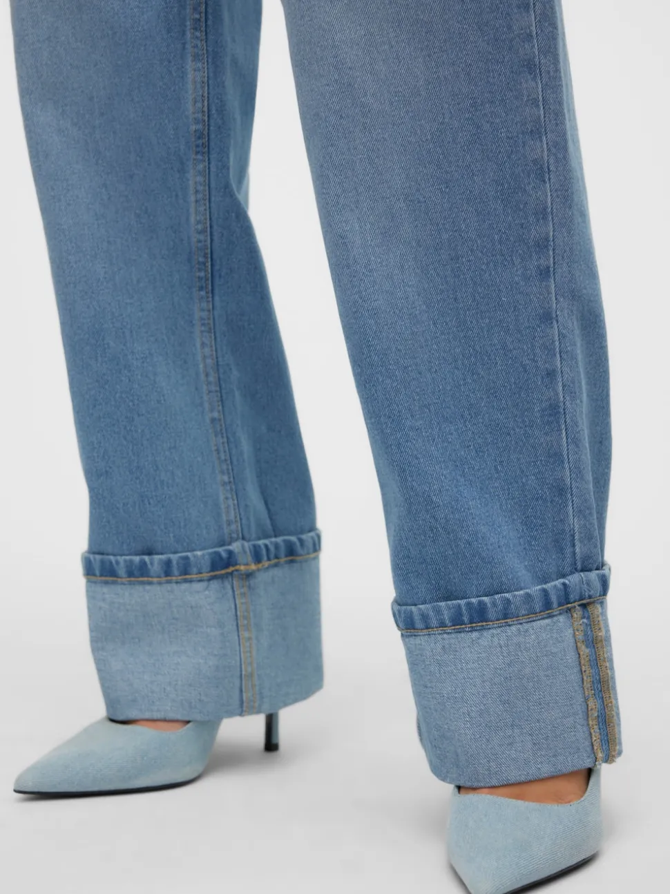 VMEVELYN Låg Midja Lös Passform Jeans