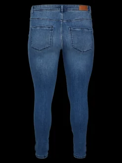 VMFANYA Medelhög Midja Slim Fit Jeans