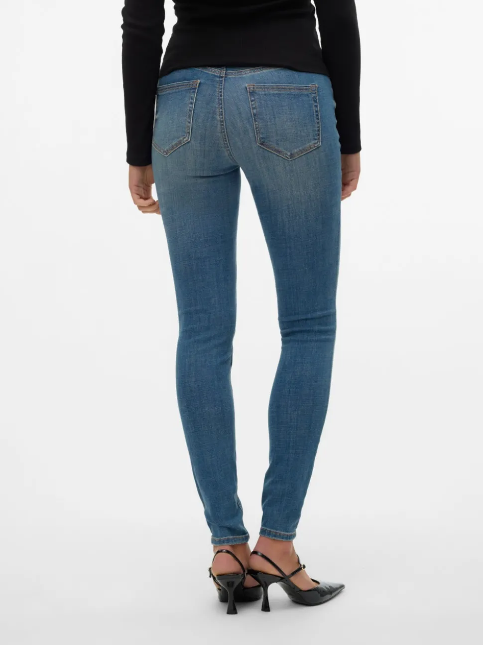VMFLASH Medelhög Midja Skinny Fit Jeans