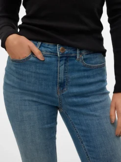 VMFLASH Medelhög Midja Skinny Fit Jeans