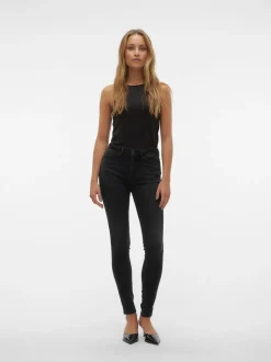 VMFLASH Medelhög Midja Skinny Fit Jeans