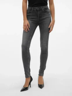 VMFLASH Medelhög Midja Skinny Fit Jeans