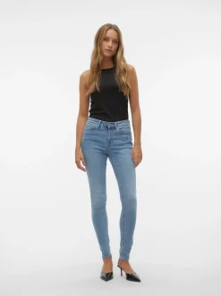 VMFLASH Medelhög Midja Skinny Fit Jeans