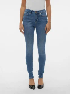 VMFLASH Medelhög Midja Skinny Fit Jeans