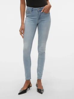 VMFLASH Medelhög Midja Skinny Fit Jeans