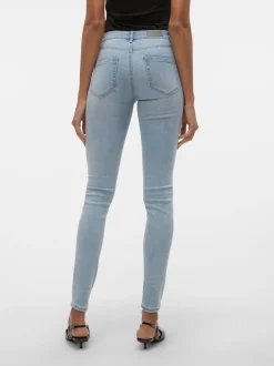 VMFLASH Medelhög Midja Skinny Fit Jeans