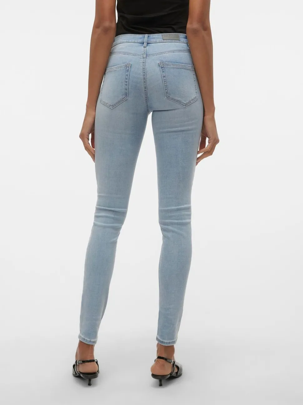 VMFLASH Medelhög Midja Skinny Fit Jeans