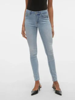 VMFLASH Medelhög Midja Skinny Fit Jeans