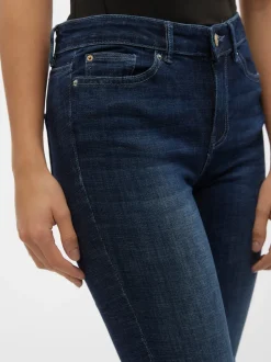 VMFLASH Medelhög Midja Skinny Fit Jeans