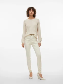 VMFLASH Medelhög Midja Skinny Fit Jeans