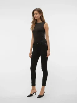 VMFLASH Medelhög Midja Skinny Fit Jeans