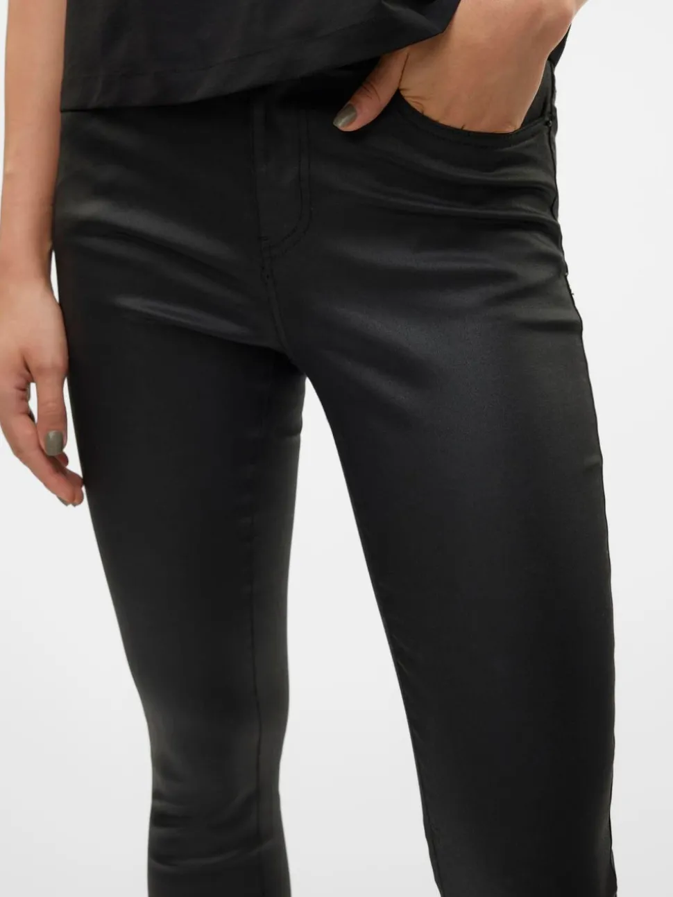 VMFLASH Medelhög Midja Skinny Fit Jeans