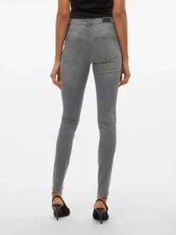 VMFLASH Medelhög Midja Skinny Fit Jeans