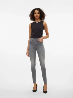 VMFLASH Medelhög Midja Skinny Fit Jeans