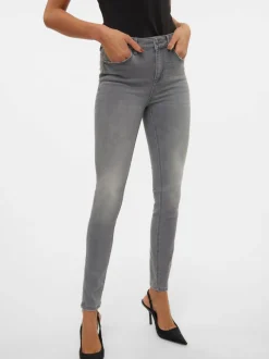 VMFLASH Medelhög Midja Skinny Fit Jeans