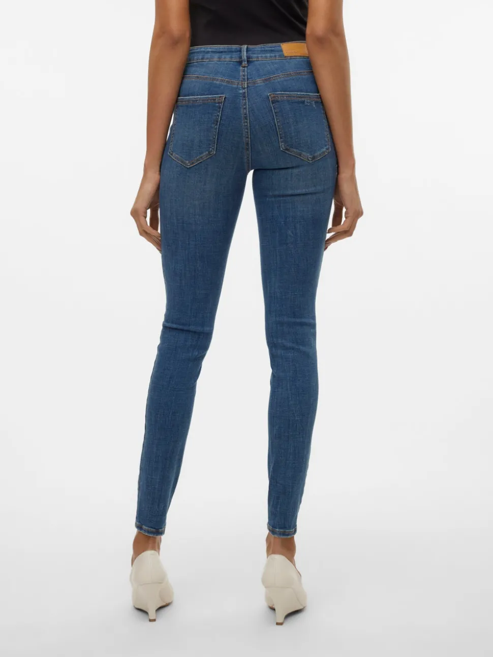 VMFLASH Medelhög Midja Skinny Fit Jeans