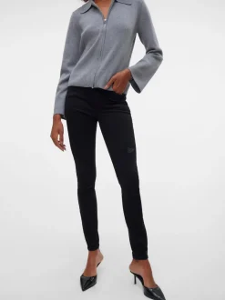 VMFLASH Medelhög Midja Skinny Fit Jeans