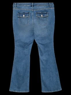 VMFLASH Medelhög Midja Utsvängd Passform Jeans