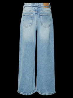 VMFLORA Medelhög Midja Vid Passform Jeans