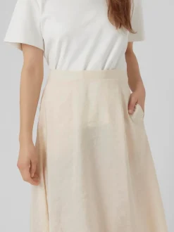 VMFLORENCE Hög Midja Lång Kjol