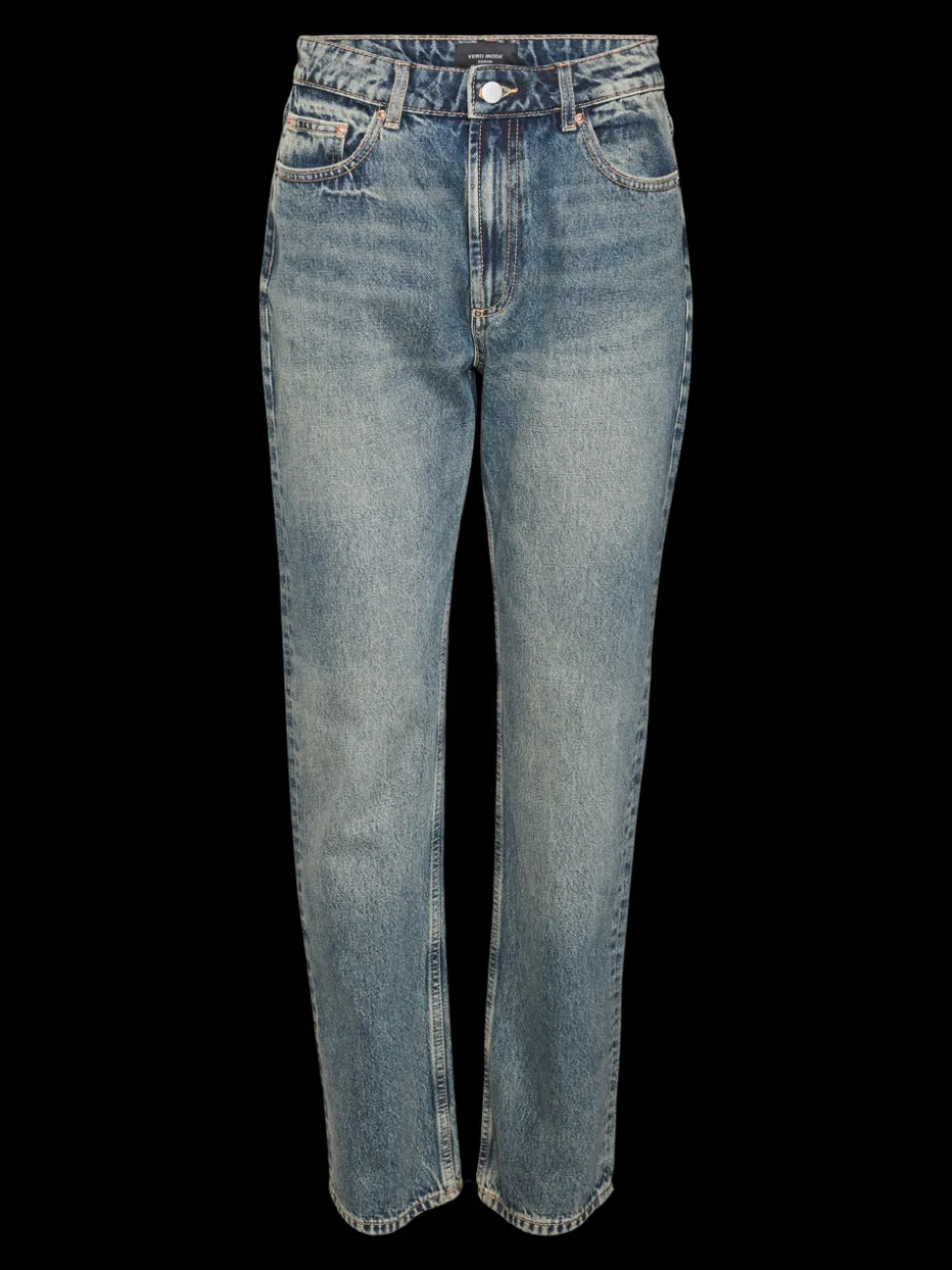 VMHAILEY Hög Midja Rak Passform Jeans