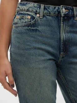 VMHAILEY Hög Midja Rak Passform Jeans