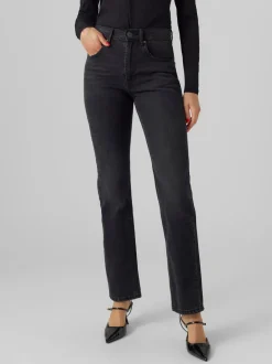 VMHAILEY Hög Midja Rak Passform Jeans