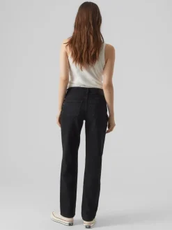 VMJADA Medelhög Midja Rak Passform Jeans