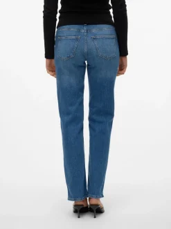VMJADA Medelhög Midja Rak Passform Jeans