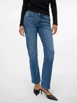 VMJADA Medelhög Midja Rak Passform Jeans
