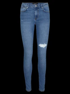 VMJUNE Medelhög Midja Skinny Fit Jeans